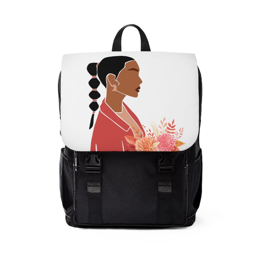 Black Girl Magic Casual Shoulder Backpack, Travel Backpack, canvas backpack, cute backpack, Black Owned Shops, African American Travel